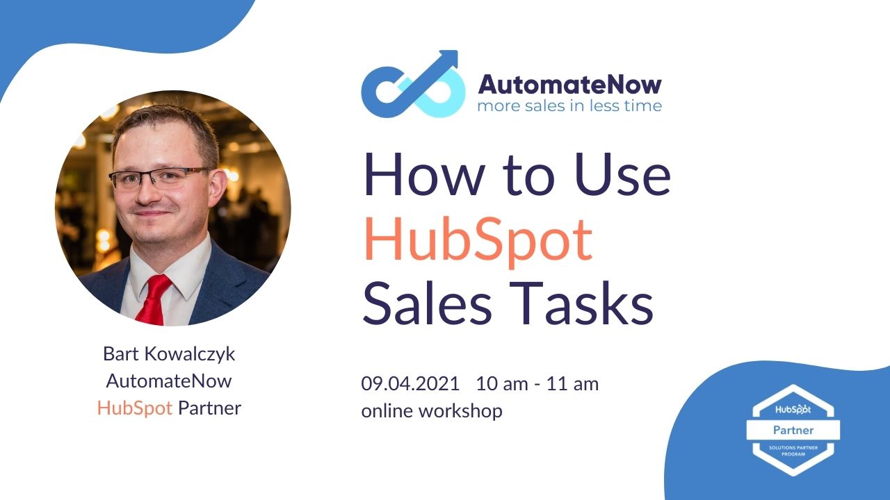 manage sales tasks in hubspot