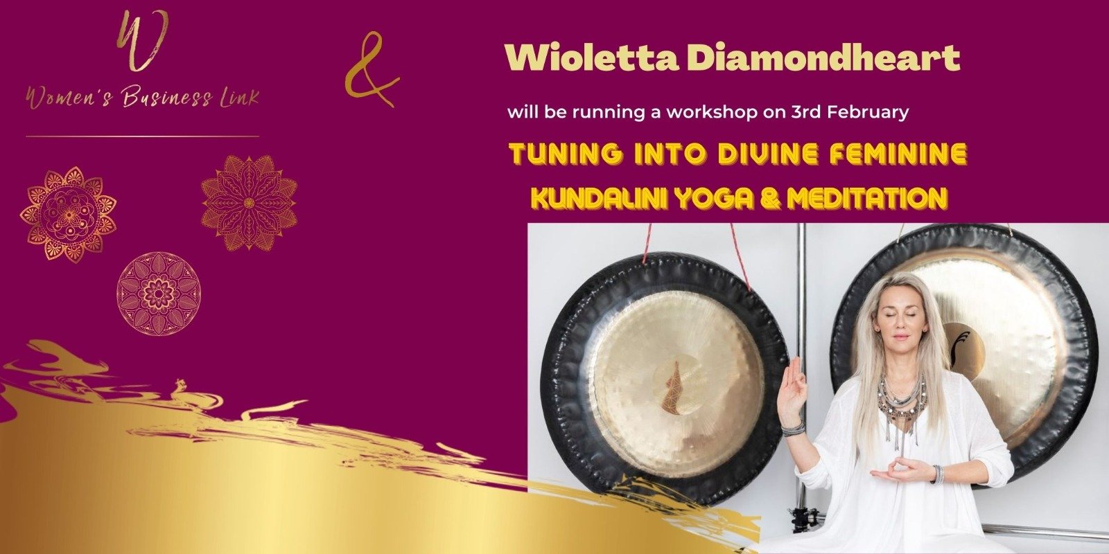 Women's Business Link Webinar with Wioletta Diamondheart